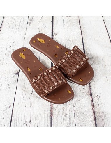 Sandalias de plástico para dama importadas al mayoreo en LHESH