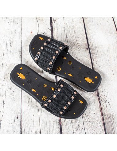 Sandalias de plástico para dama importadas al mayoreo en LHESH