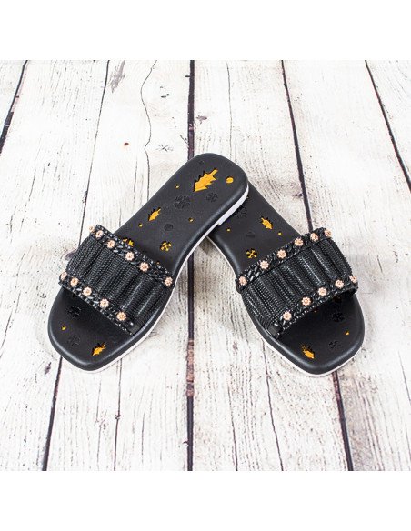 Sandalias de plástico para dama importadas al mayoreo en LHESH