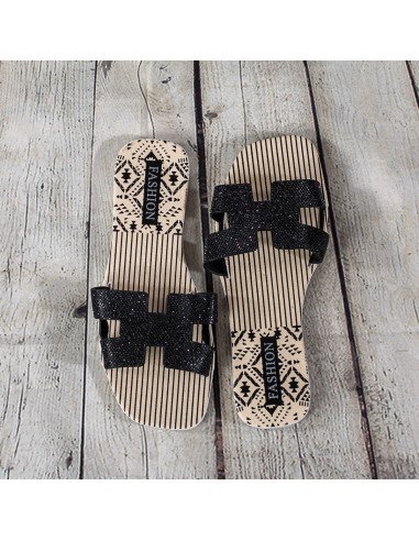 Sandalias de plástico para dama importadas al mayoreo en LHESH