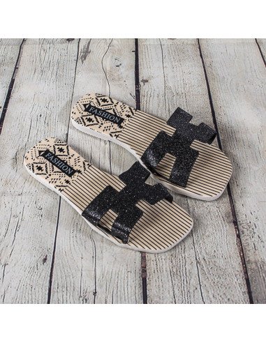 Sandalias de plástico para dama importadas al mayoreo en LHESH