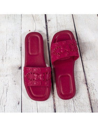 Sandalias de plástico para dama importadas al mayoreo en LHESH