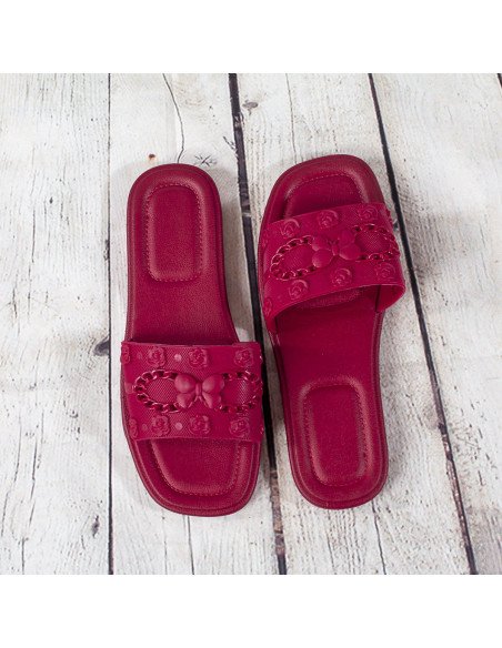 Sandalias de plástico para dama importadas al mayoreo en LHESH