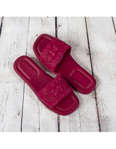 Sandalias de plástico para dama importadas al mayoreo en LHESH