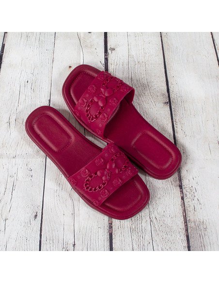 Sandalias de plástico para dama importadas al mayoreo en LHESH