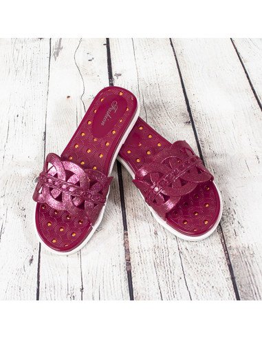 Sandalias de plástico para dama importadas al mayoreo en LHESH