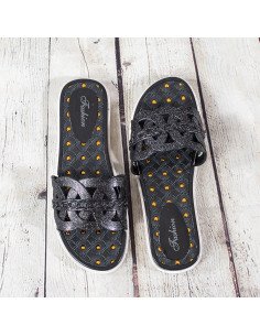 Sandalias de plástico para dama importadas al mayoreo en LHESH