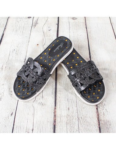 Sandalias de plástico para dama importadas al mayoreo en LHESH