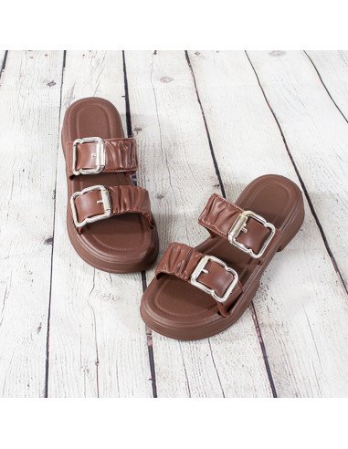 Sandalia para dama cafe 22/25 VIVIEN ID 43459