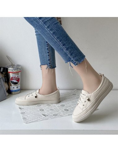 Tenis para mujer suela plana importados mayoreo en LHESH