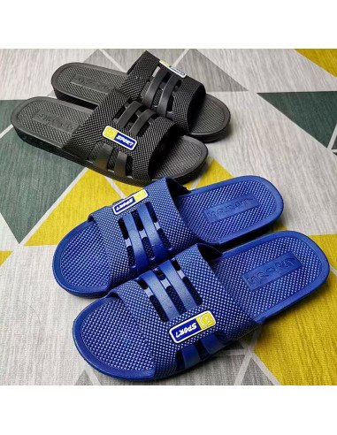 Sandalias Deportivas Antideslizantes en Negro y Azul Importadas al Por Mayor en LHESH