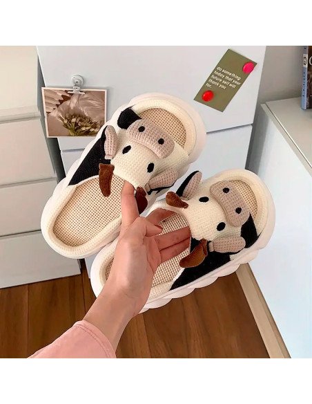 Pantuflas de vaquita cómodas y divertidas | LHESH