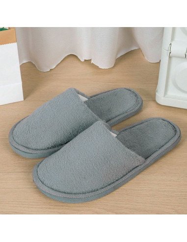 Pantuflas de felpa para hombre al mayoreo en LHESH