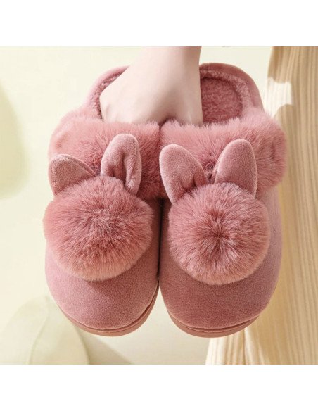 Pantuflas con diseño de conejo y suaves | LHESH