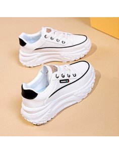 Tenis de inyección dama al mayoreo ofrece LHESH - ID 45405 beige/blanco 2