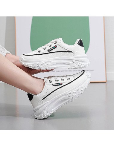 Tenis de inyección dama al mayoreo ofrece LHESH - ID 45405 beige/blanco