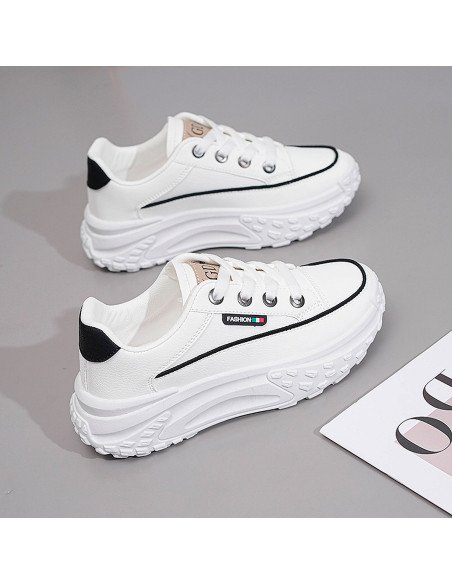 Tenis de inyección dama al mayoreo ofrece LHESH - ID 45405 beige/blanco