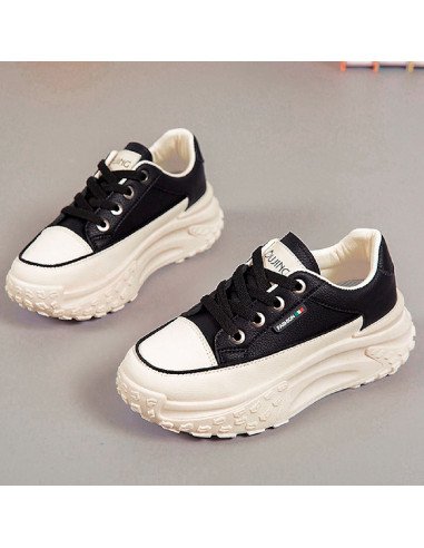 Tenis de inyección dama al mayoreo ofrece LHESH - ID 45406 negro/beige