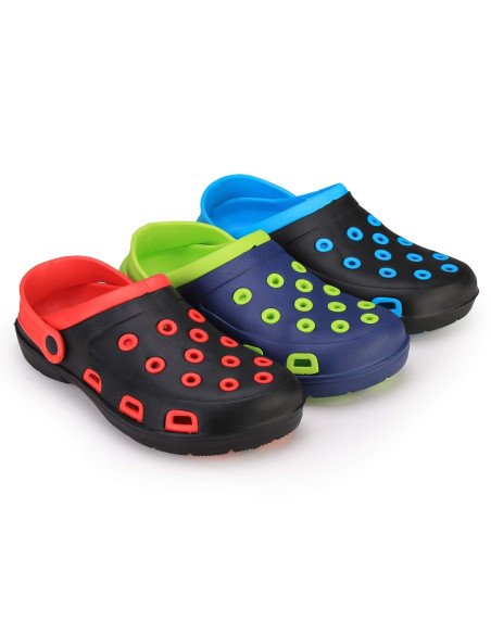 compra al por mayor sandalia clogs juvenil en colores vibrantes - lhesh