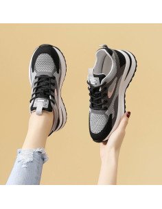 Tenis de inyección para dama al mayoreo ofrece LHESH - ID 40431 gris 2