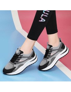 Tenis de inyección para dama al mayoreo ofrece LHESH - ID 40431 gris