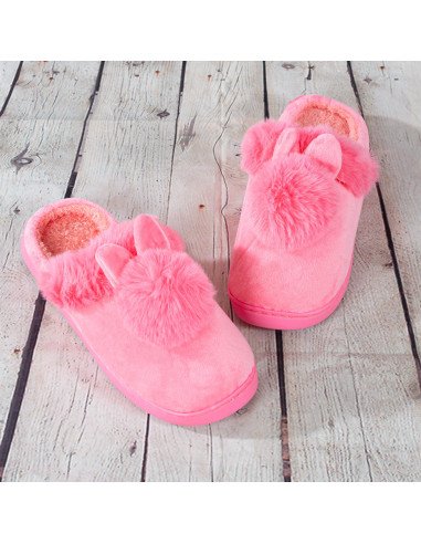 Pantuflas para dama al mayoreo en LHESH