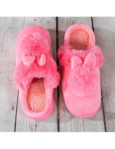 Pantuflas para dama al mayoreo en LHESH