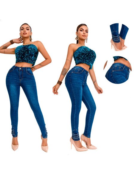 Jeans de Mezclilla para Mujer al Mayoreo en LHESH