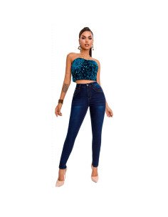Jeans de Mezclilla Ajustados para mujer Mayoreo en LHESH 2