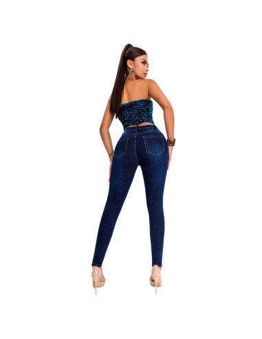 Jeans de Mezclilla Ajustados para mujer Mayoreo en LHESH