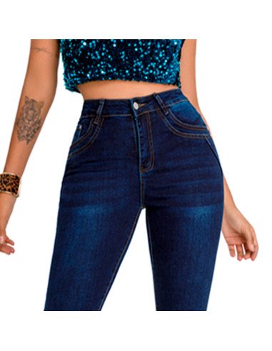 Jeans de Mezclilla Ajustados para mujer Mayoreo en LHESH