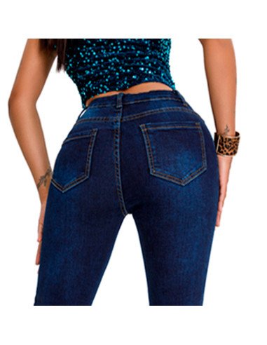 Jeans de Mezclilla Ajustados para mujer Mayoreo en LHESH