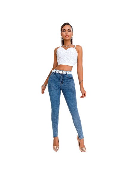 Jeans de Mezclilla Ajustados para mujer Mayoreo en LHESH