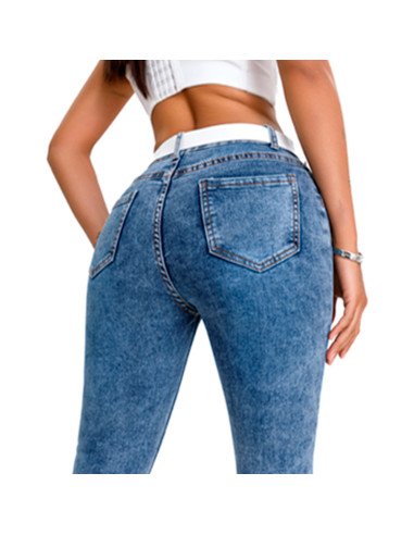 Jeans de Mezclilla Ajustados para mujer Mayoreo en LHESH