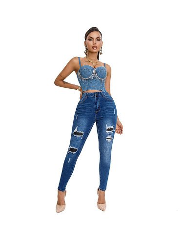 Jeans de Mezclilla para Mujer al Mayoreo en LHESH