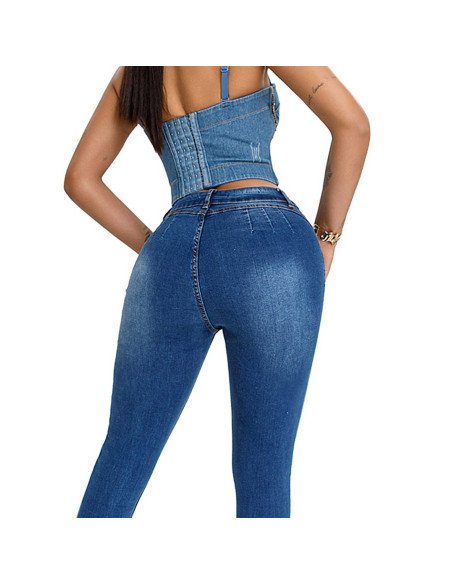 Jeans de Mezclilla para Mujer al Mayoreo en LHESH