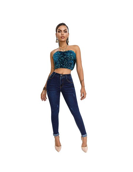 Jeans de Mezclilla para Mujer al Mayoreo en LHESH
