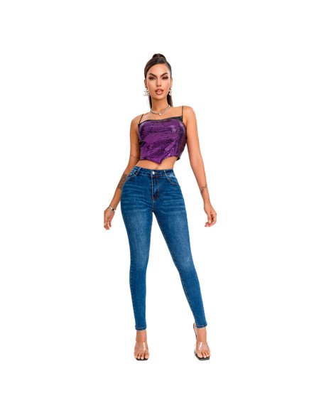 Jeans de Mezclilla Ajustados para mujer Mayoreo en LHESH