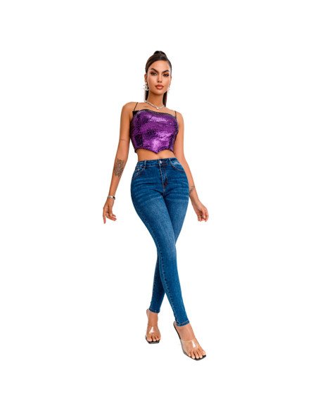 Jeans de Mezclilla Ajustados para mujer Mayoreo en LHESH