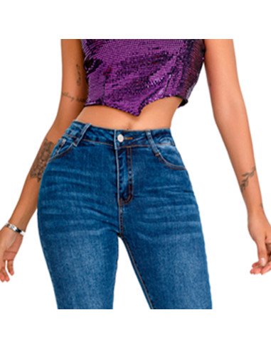 Jeans de Mezclilla Ajustados para mujer Mayoreo en LHESH