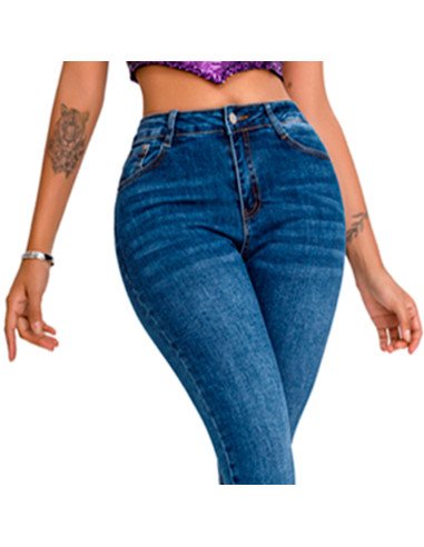 Jeans de Mezclilla Ajustados para mujer Mayoreo en LHESH