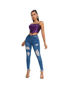 Jeans de Mezclilla para Mujer al Mayoreo en LHESH 2