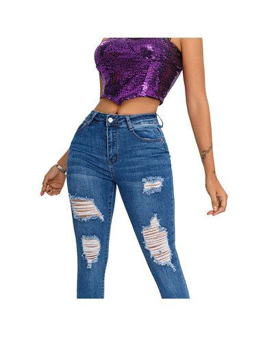 Jeans de Mezclilla para Mujer al Mayoreo en LHESH