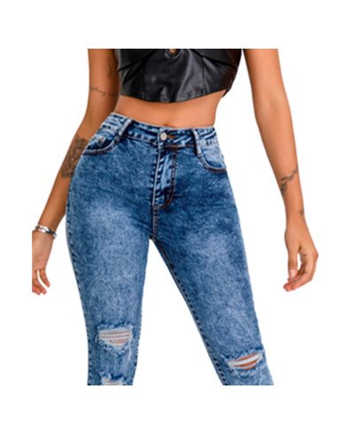 Jeans de Mezclilla Ajustados para mujer Mayoreo en LHESH