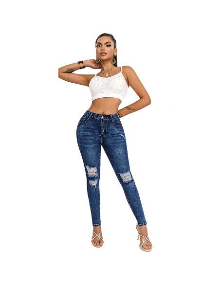 Jeans de Mezclilla para Mujer al Mayoreo en LHESH
