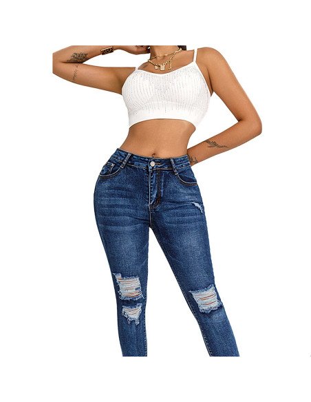 Jeans de Mezclilla para Mujer al Mayoreo en LHESH
