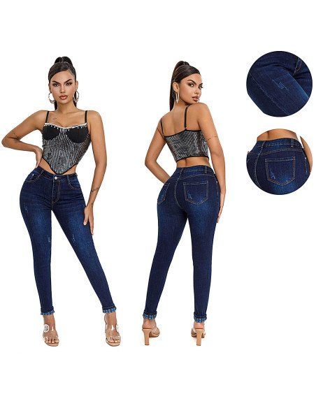 Jeans de Mezclilla para Mujer al Mayoreo en LHESH