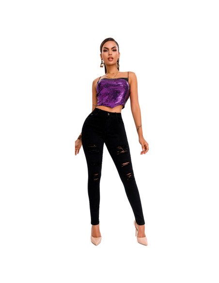 Jeans de Mezclilla Ajustados para mujer Mayoreo en LHESH