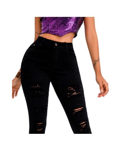 Jeans de Mezclilla Ajustados para mujer Mayoreo en LHESH