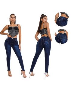 Jeans de Mezclilla Ajustados para mujer Mayoreo en LHESH